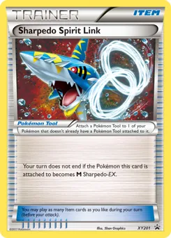 XY Black Star Promos Sharpedo Spirit Link Pokémon card